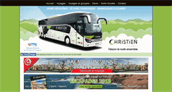 Desktop Screenshot of christien-voyages.fr